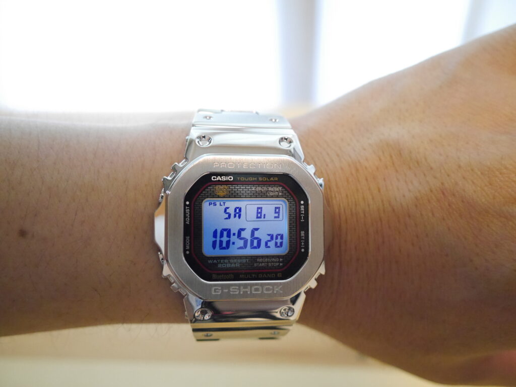 G-SHOCK　フルメタル　バックライト2